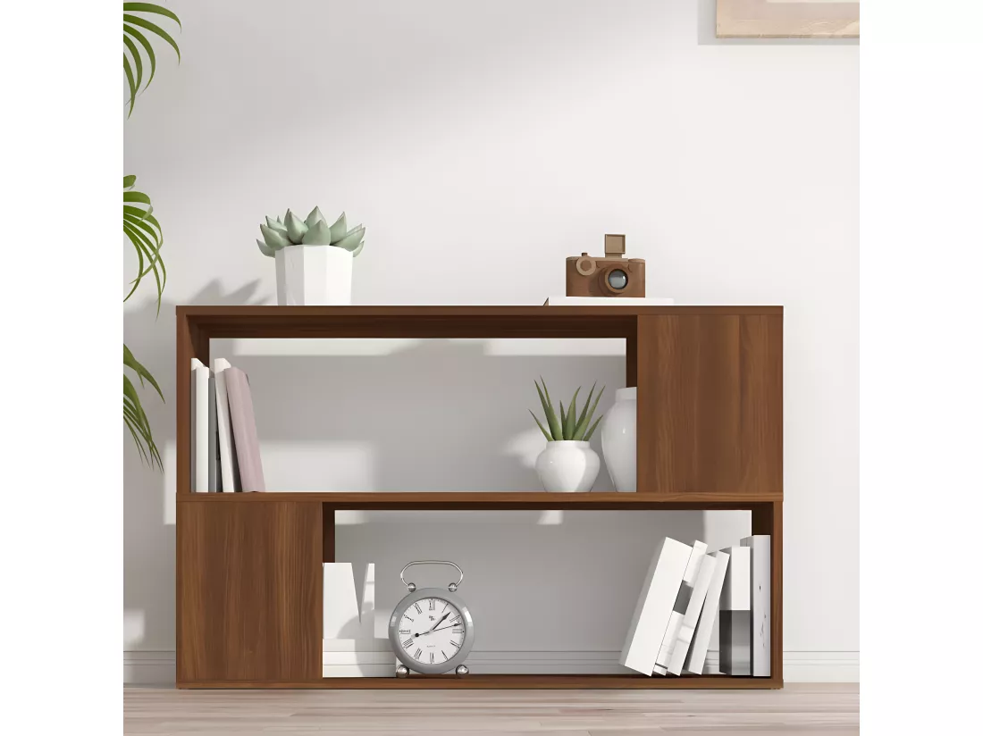 Bibliothèque Chêne marron 100x24x63 cm Bois d'ingénierie