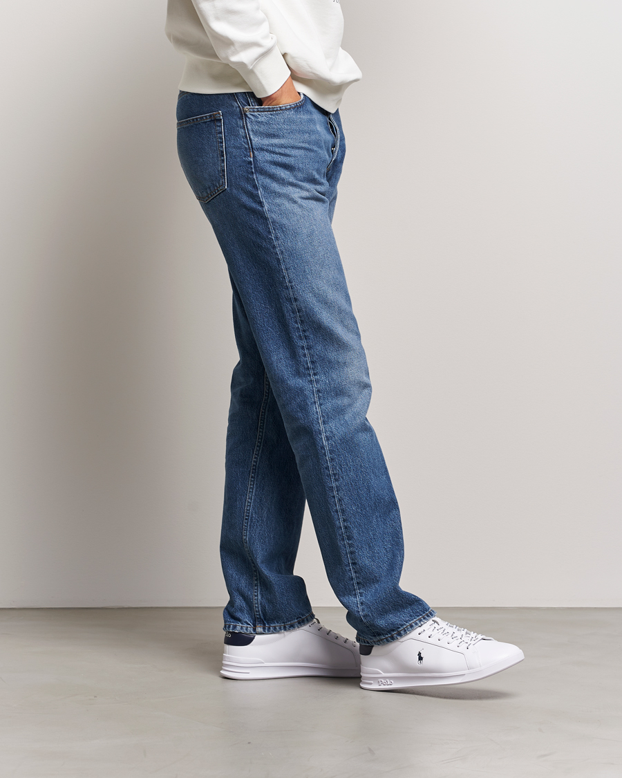 Polo Ralph Lauren Heritage Court Sneakers White/Newport Navy