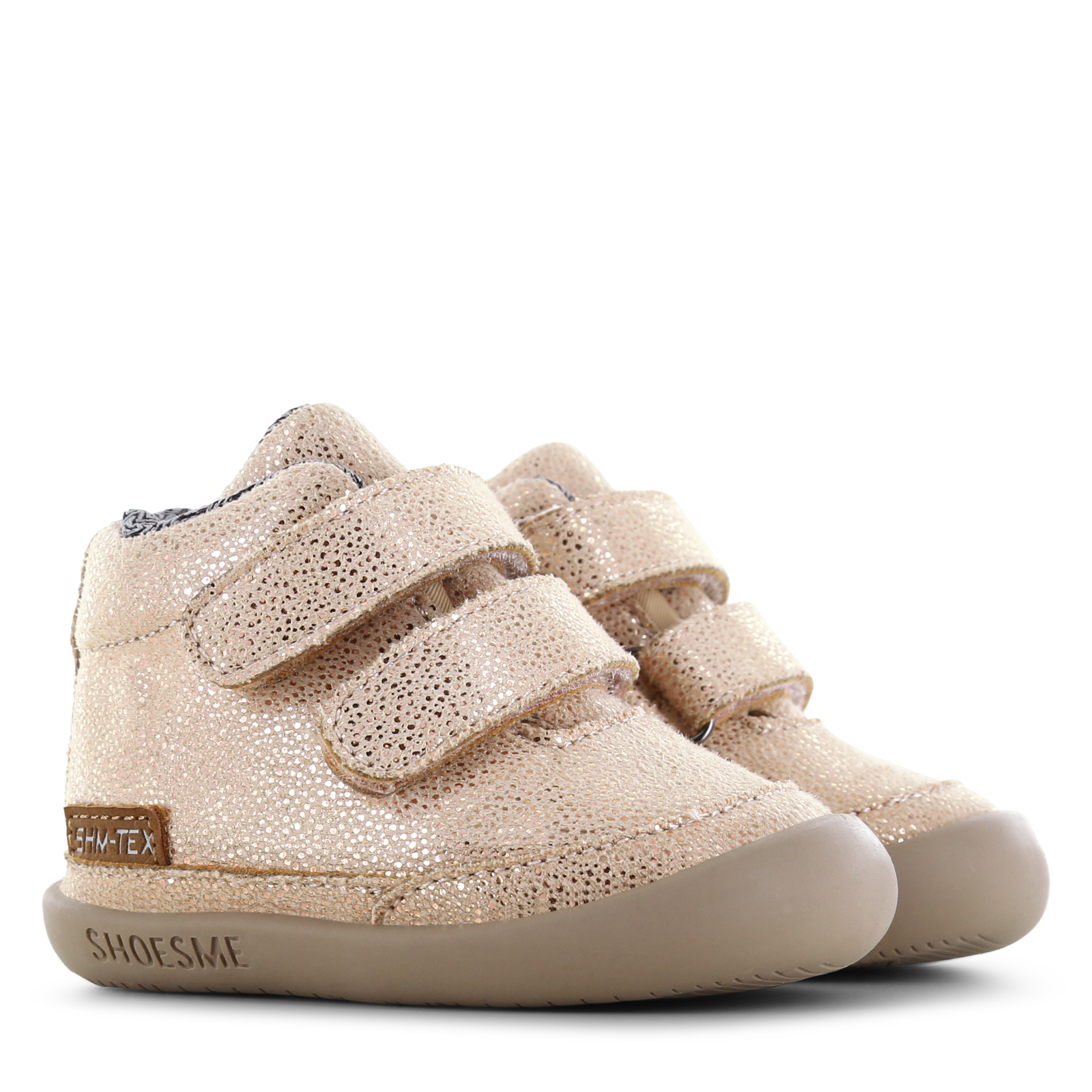 Shoesme Water-Proof rosé bootie Metallic, Microleer | Meisjes schoenen