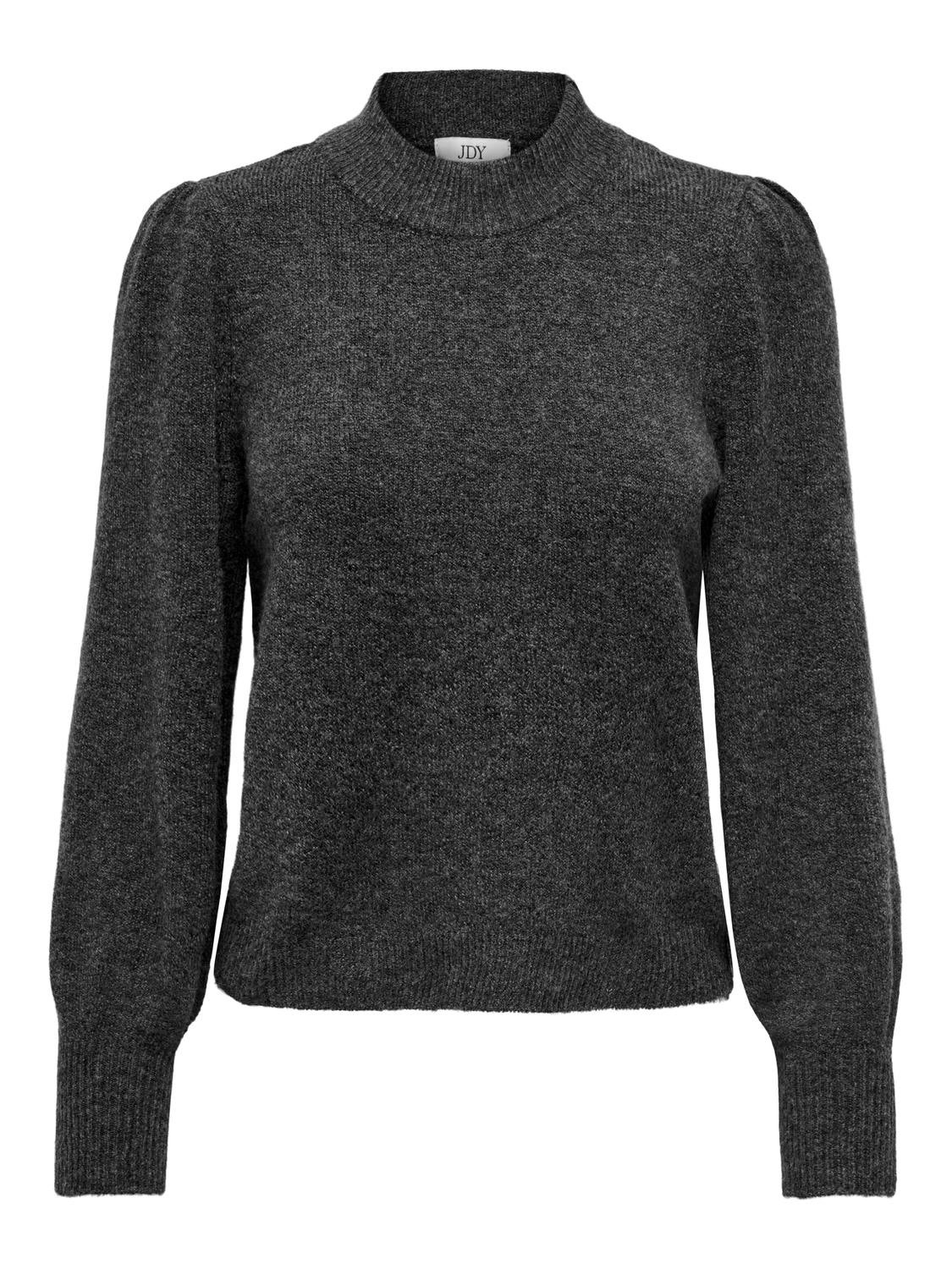 JDYRUE Strickpullover Dark Grey Melange