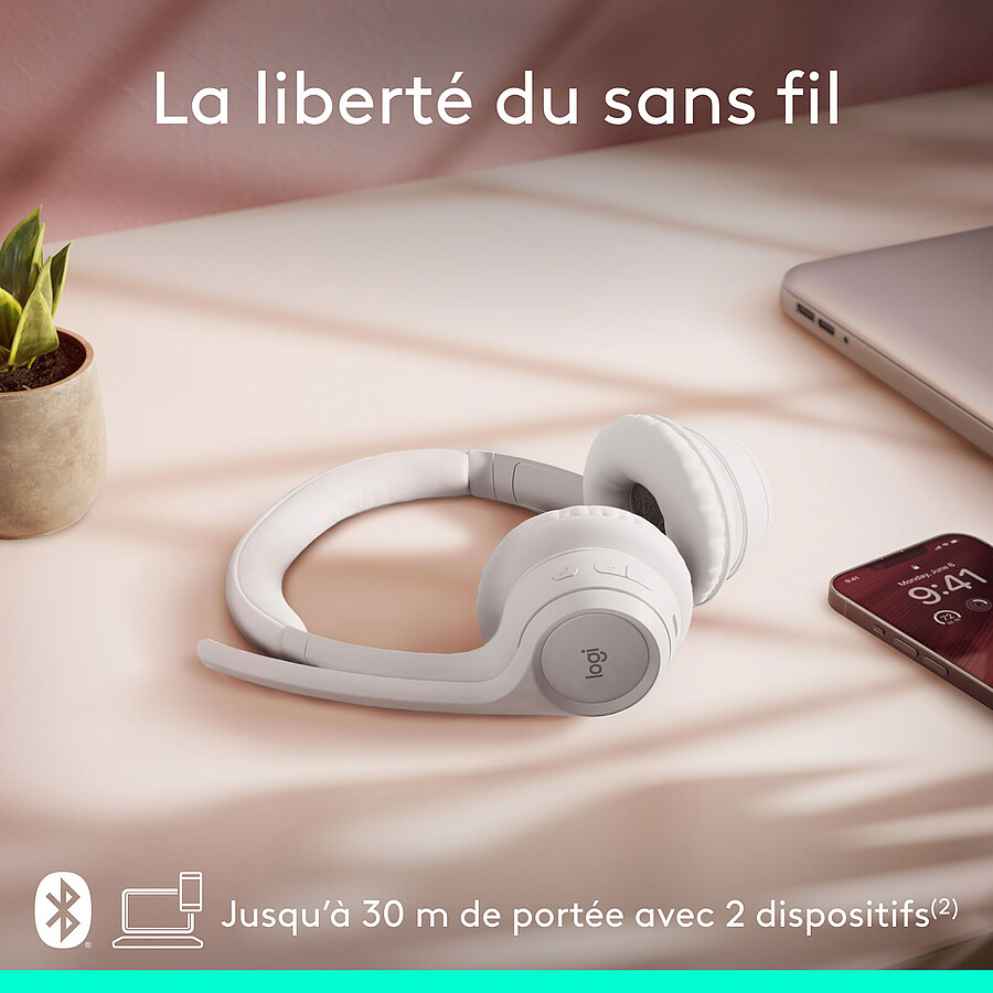 Logitech Zone 300 - Blanc