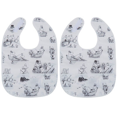 Mummitrollet Smekke 2-pack, Svart/Hvit