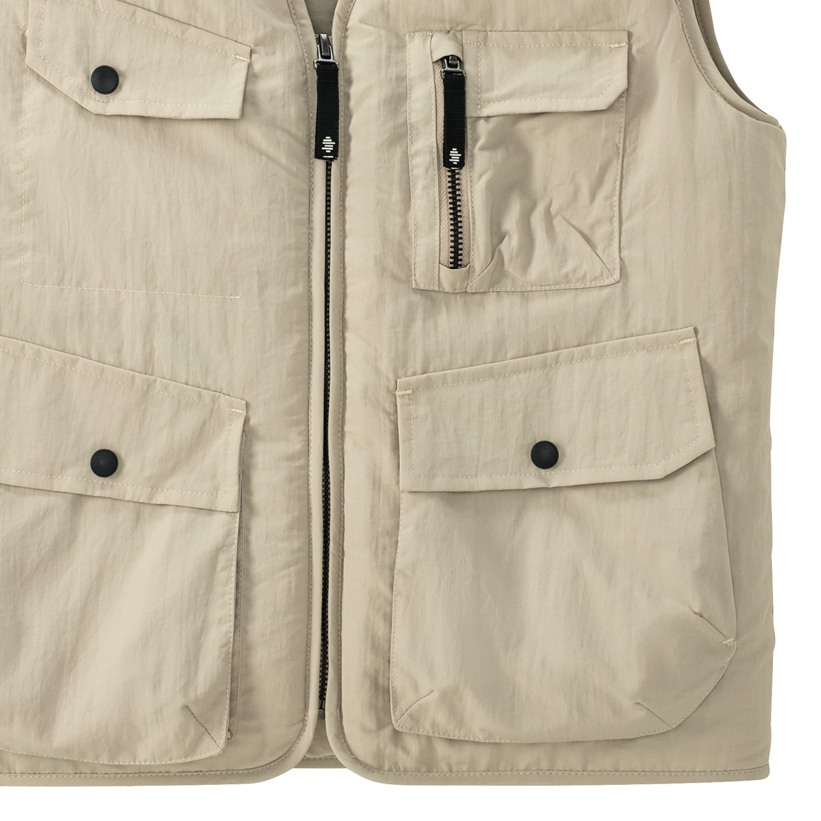 Beatwear Jungen Weste  leicht wattiert beige