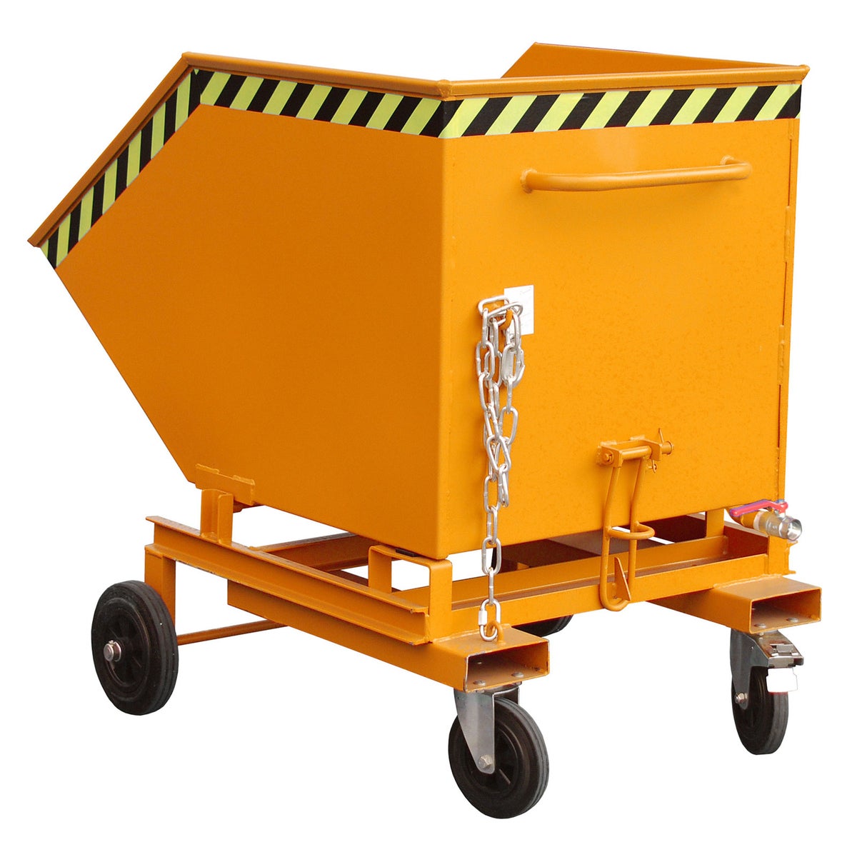 Bauer chipwagen SKW-ET 600, gelakt, geeloranje
