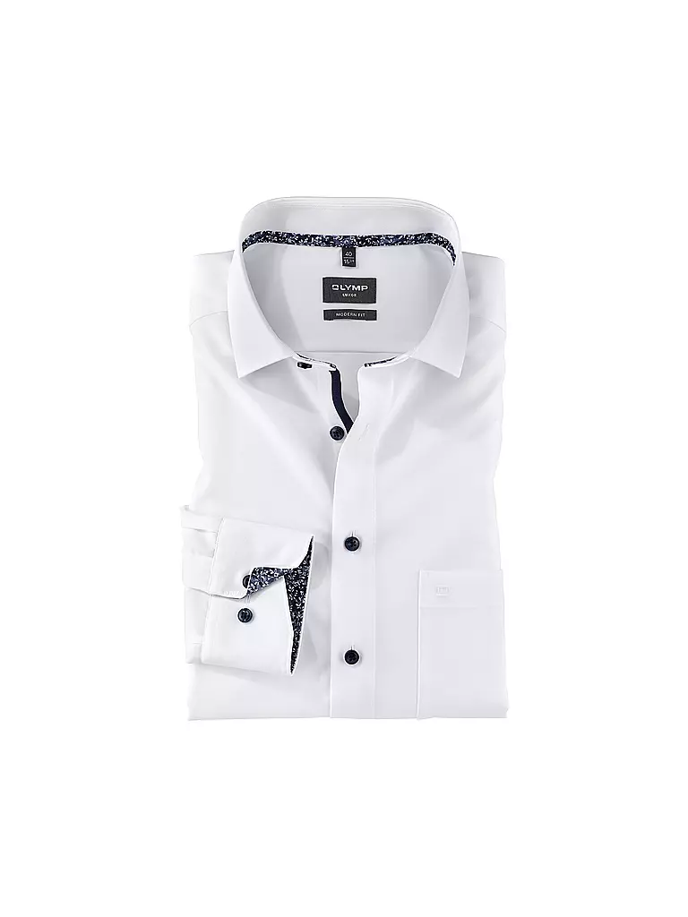 OLYMP Hemd Modern Fit weiss