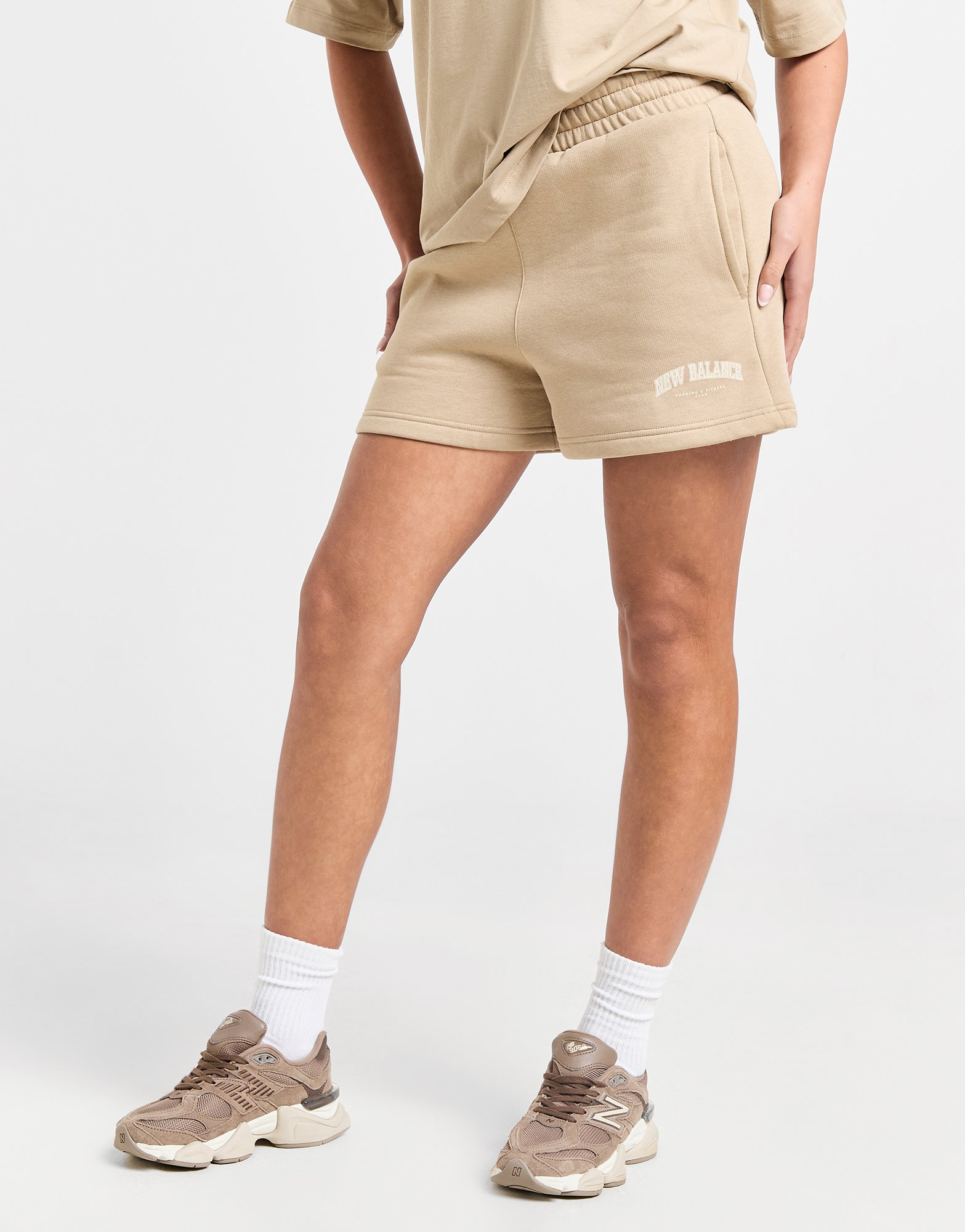 New Balance Short Logo Femme