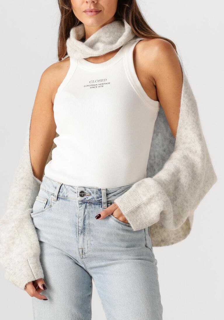 grijze dante6 vest salessy cardigan