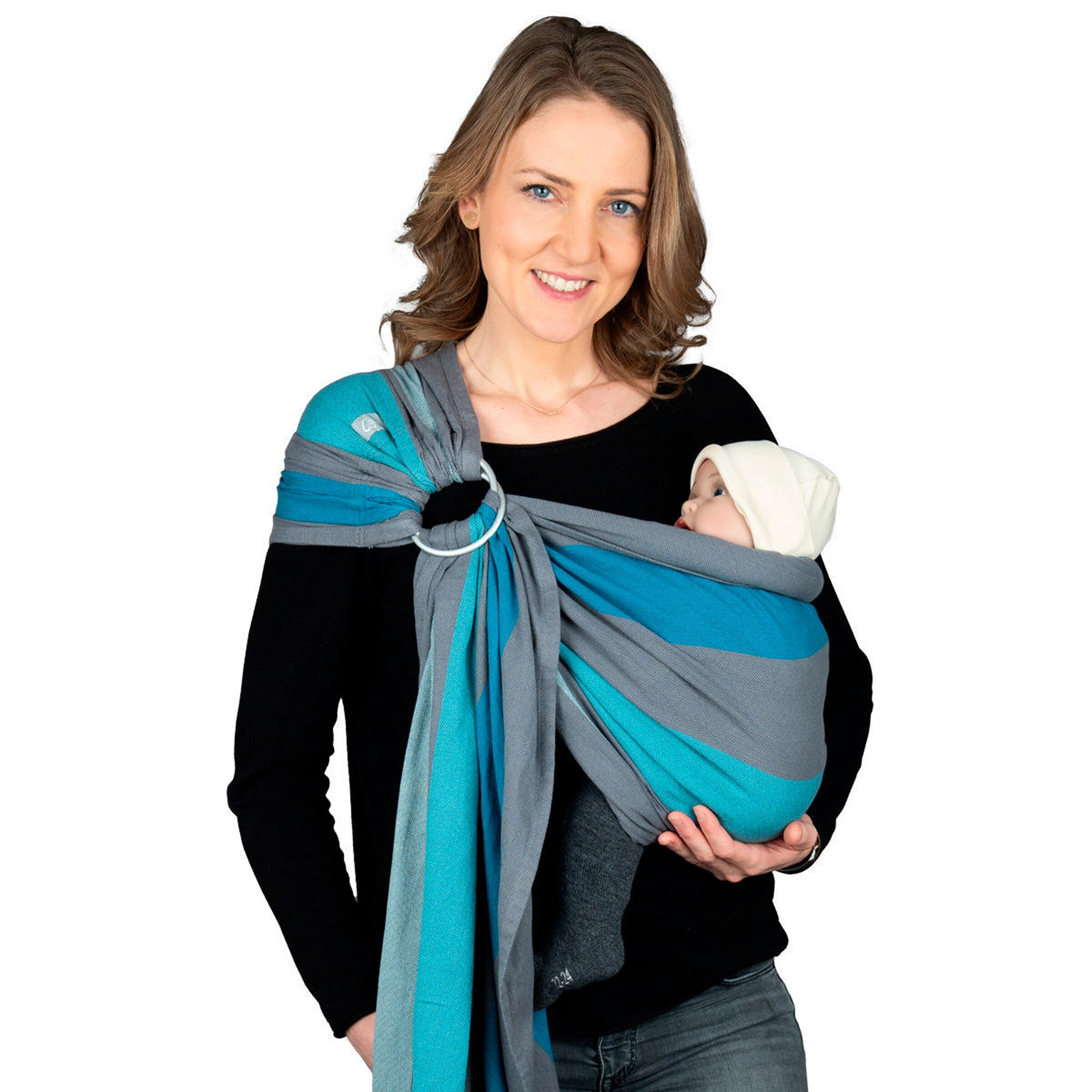 HOPPEDIZ® Babytragetuch Ring-Sling Brighton