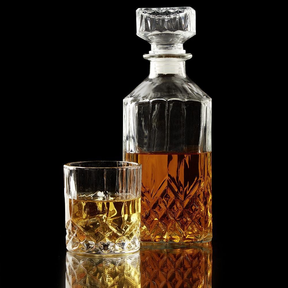 Coffret whisky carafe x1 et verre x4