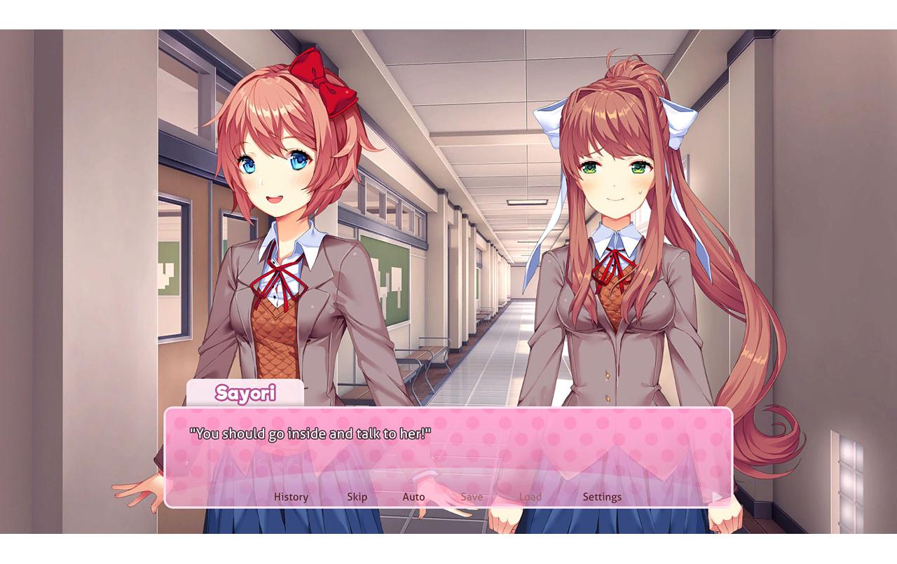 Doki Doki Literature Club PlusPsychologisches Visual Novel Horrorspiel für die PlayStation 4