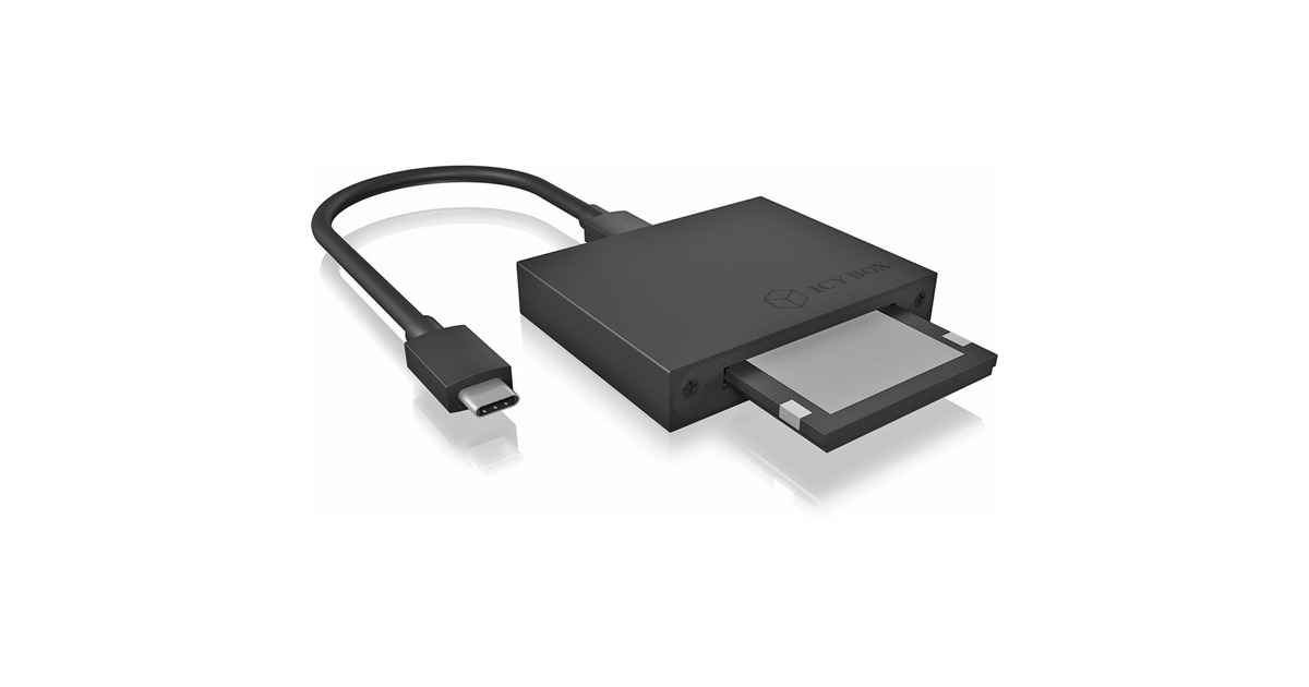 ICY BOXIB-CR402-C31 card reader kaartlezer  (Zwart, USB-C 3.2 (10 Gbit/s))