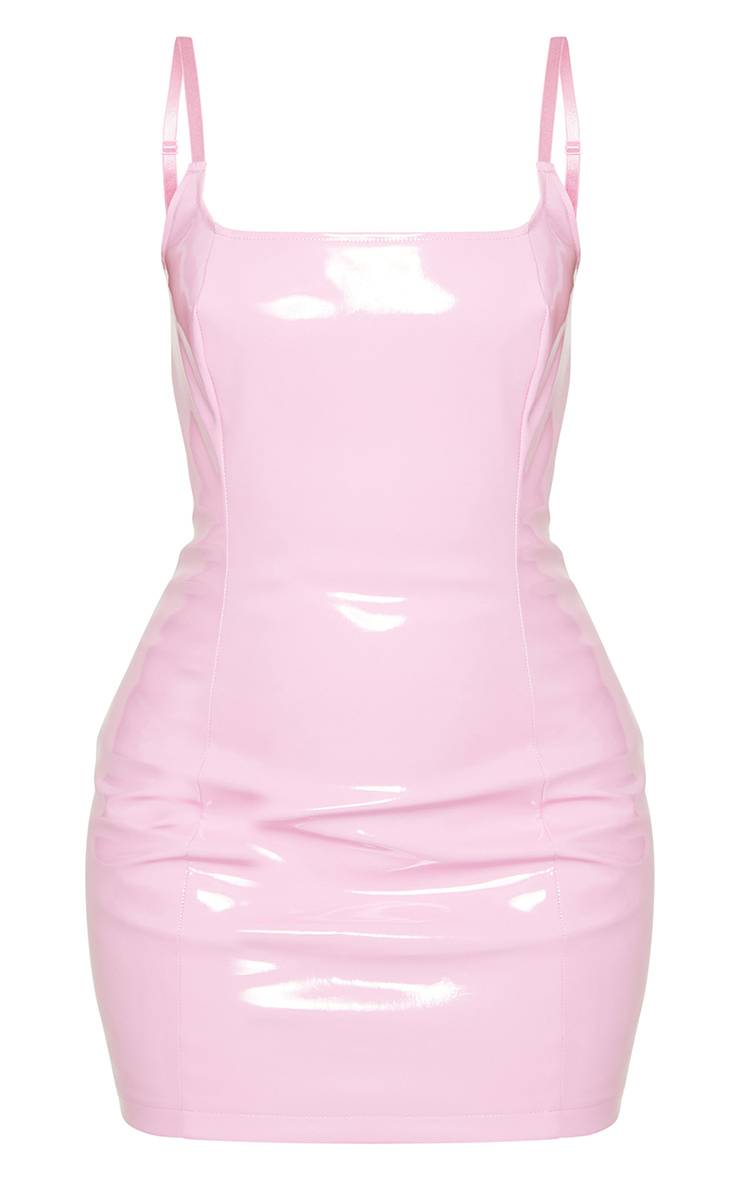Rose Bébé Robe Moulante En Synthétique