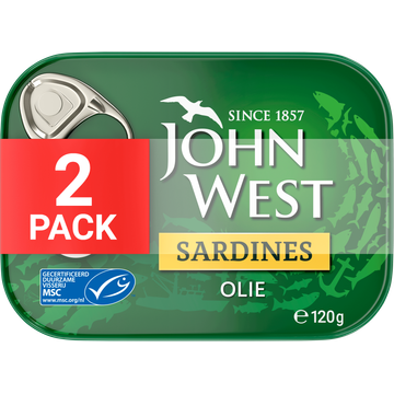 John West Sardines in Olie 2-pack 2x120g