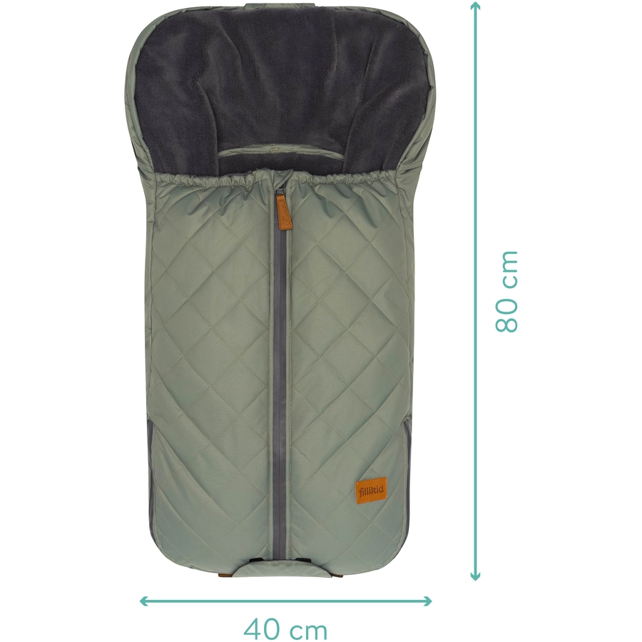 fillikid Winterfußsack Nevado für Babyschale Salbei