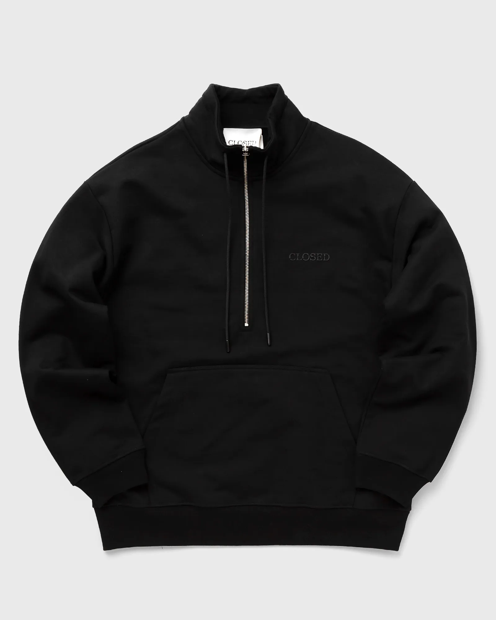 CLOSED HALF ZIP SWEAT