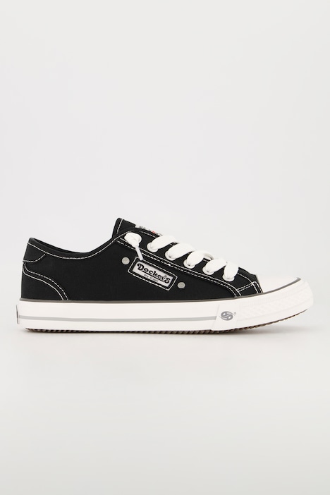 Dockers Canvas-Sneaker, Gummikappe, Weite H