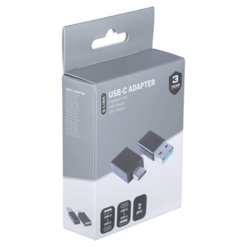 Q-Link Adapters USB-A naar USB-C en USB-C naar USB-A 2 stuks