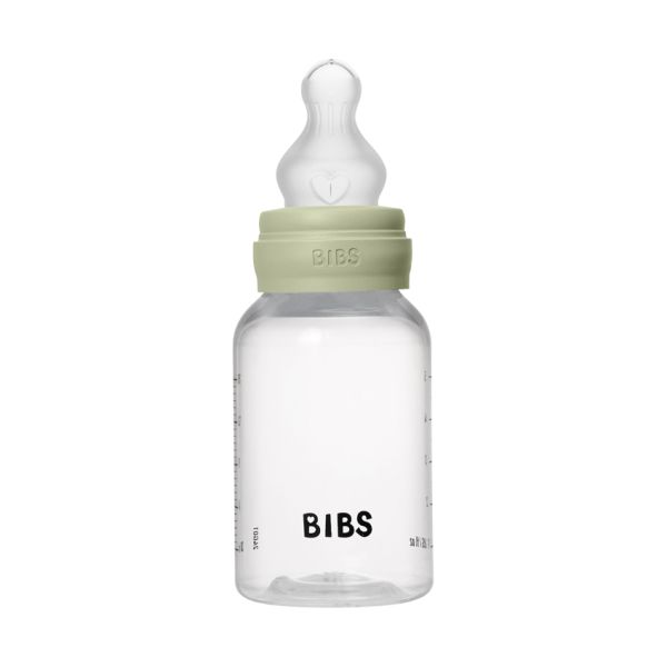 Bibs Fles - Slow Flow - 150 ml - Silicone - Sage