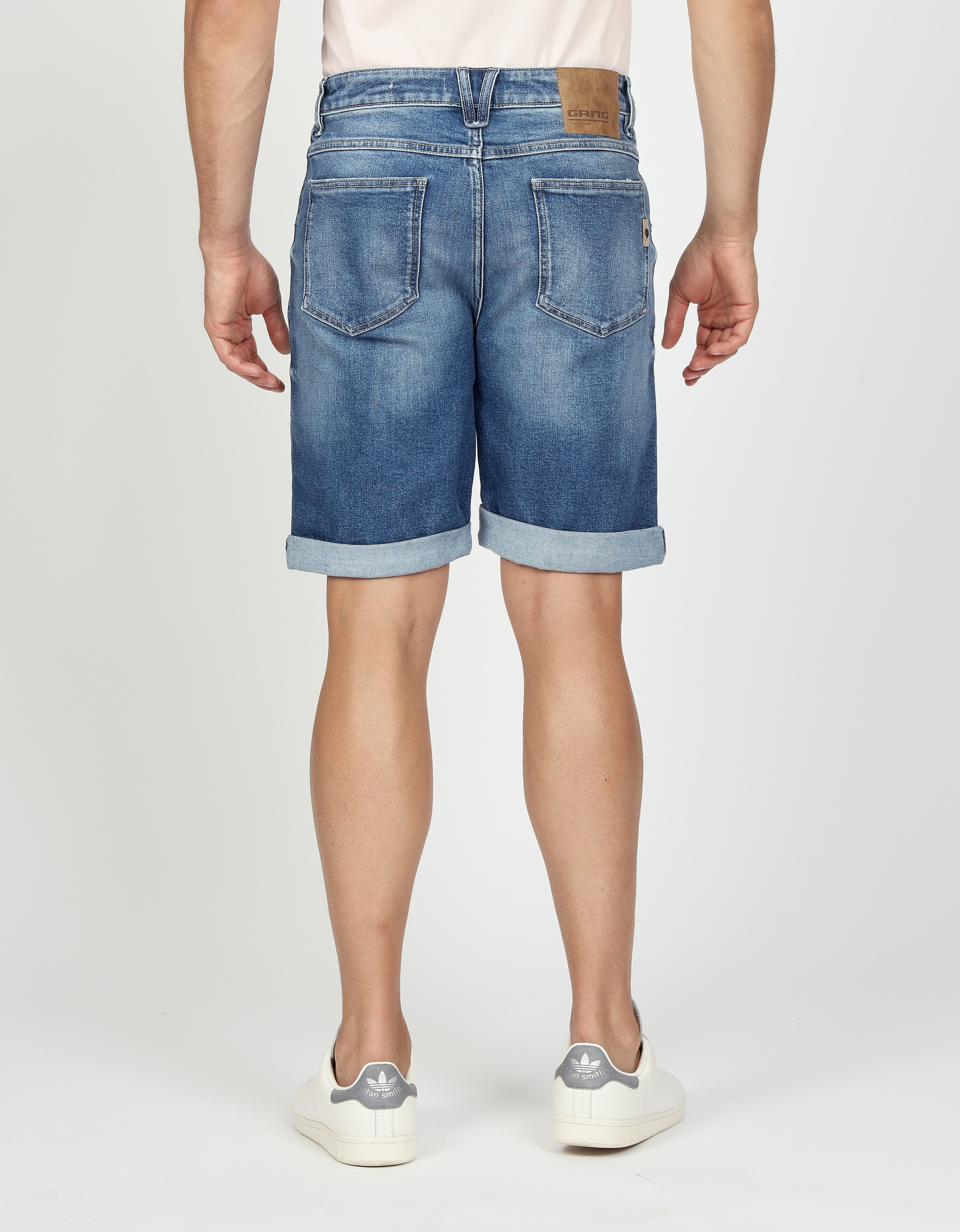 GANG Jeansshorts »94MARCO«, mit Doppelbunddetail, Relaxed Fit