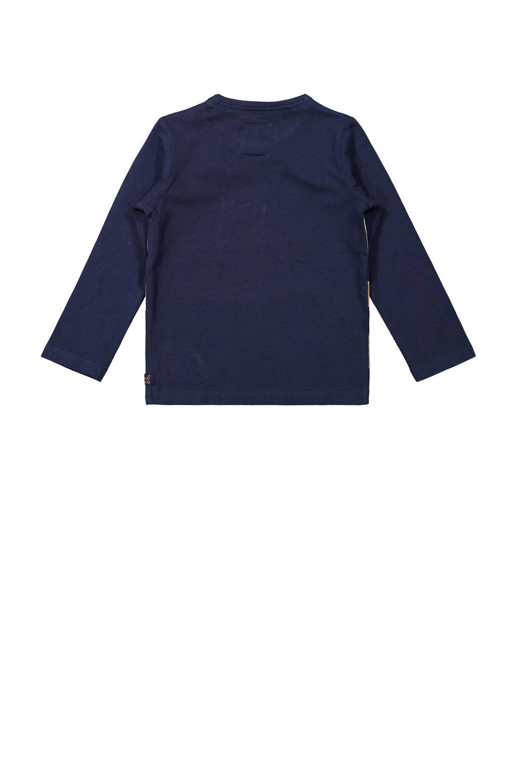 Koko Noko longsleeve met dierenprint donkerblauw