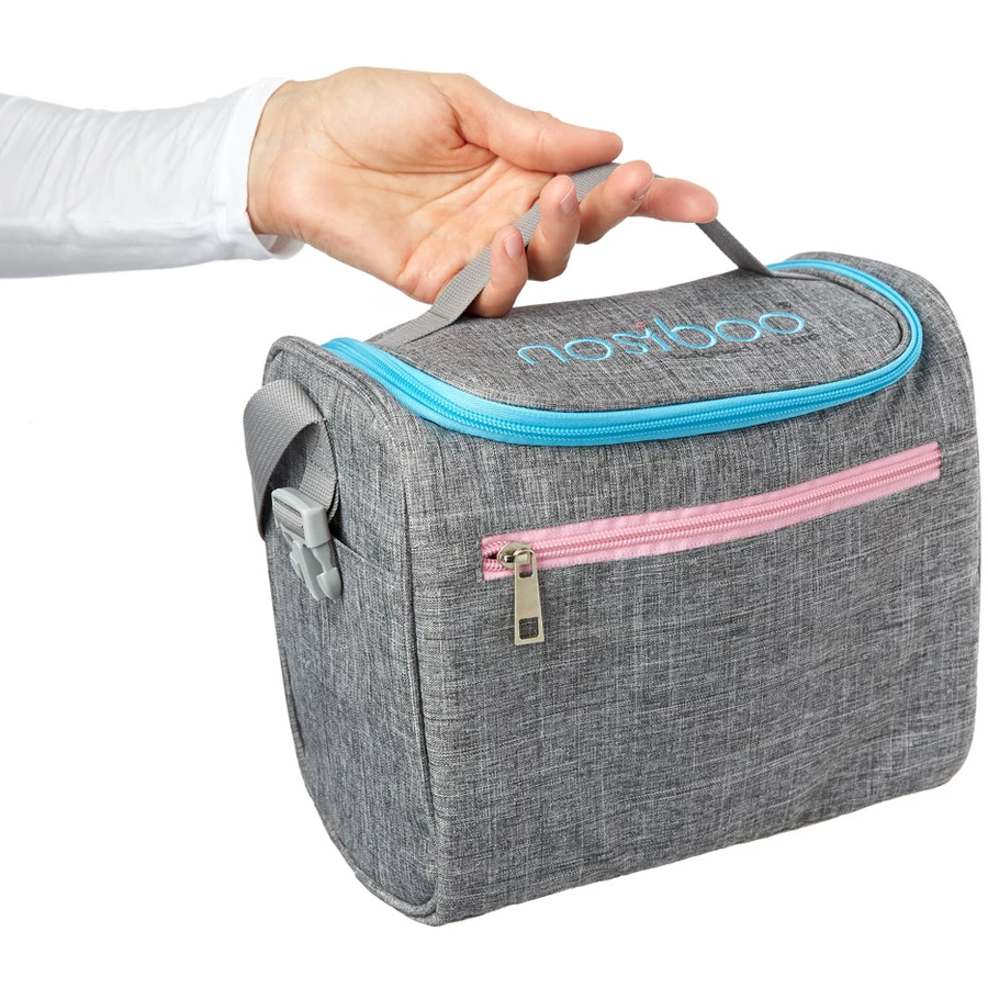 nosiboo® Aufbewahrungs- Wickeltasche für baby Nasensauger + Zubehör