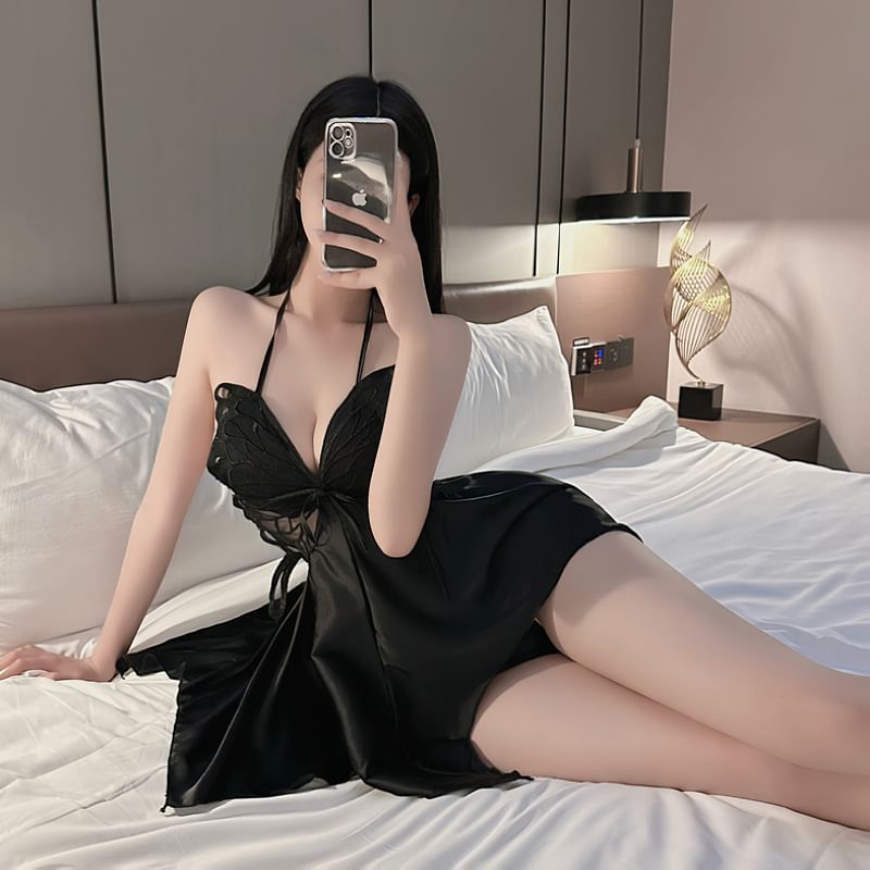 Hotty - Lingerie vlinder babydoll set