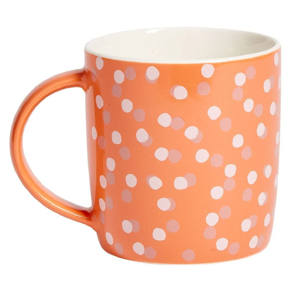 Coffret bol et mug en porcelaine renard orange