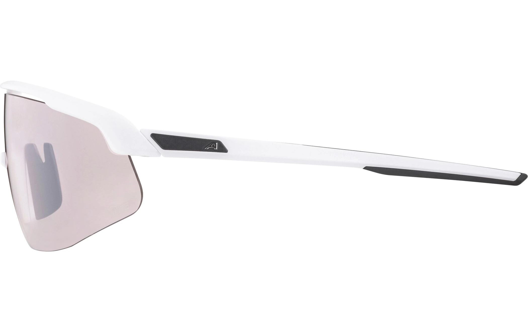 Sportbrille Turbo Pro Q-Lite - Weiss mattVelobrille Cat.1