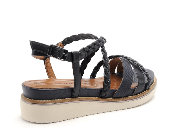 Tamaris nu pieds plats femme 28207 20 bleu