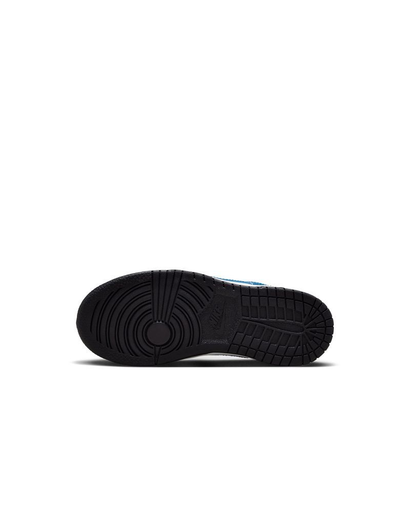 Chaussures Nike Dunk Low Blanc/Noir/Bleu pour enfant