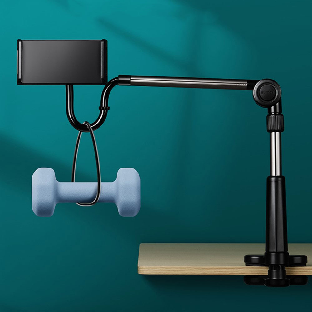 360° Grad Tisch Ständer Desktop Halterung für Smartphones / Tablets mit Tischhalterung (4