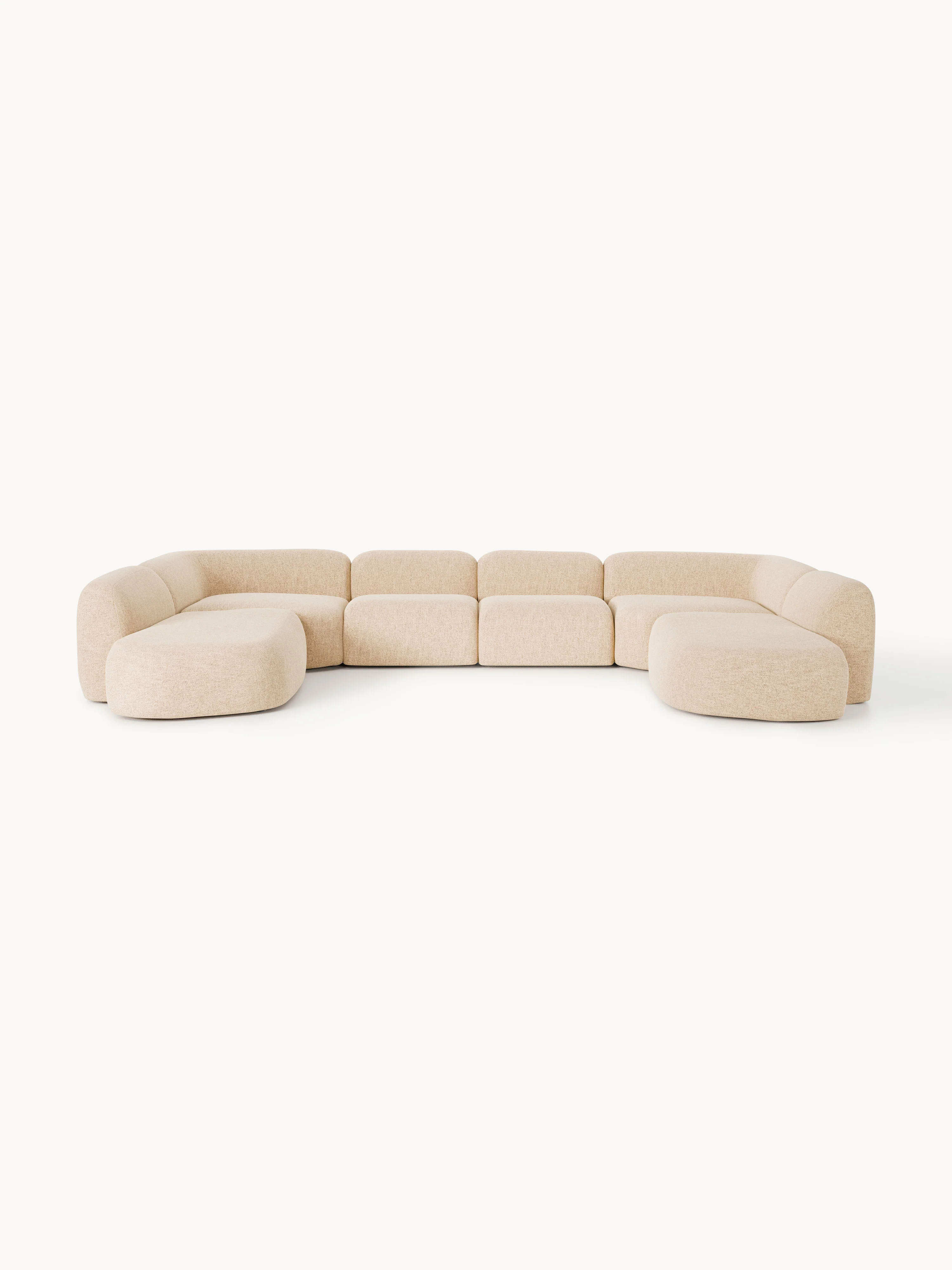 Modulaire bouclé XL bank Wolke