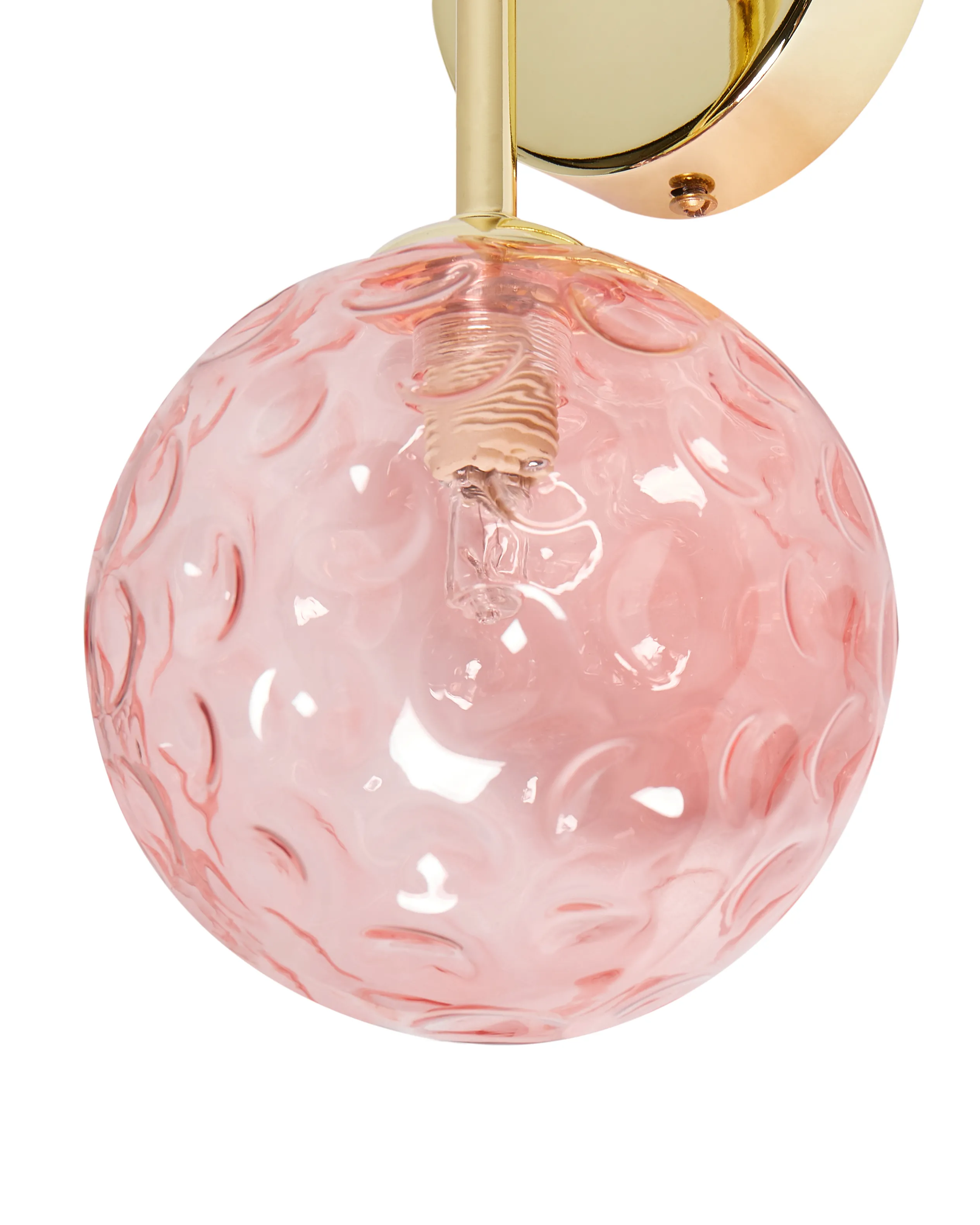 Set van 2 wandlampen ANADYR Glas Roze