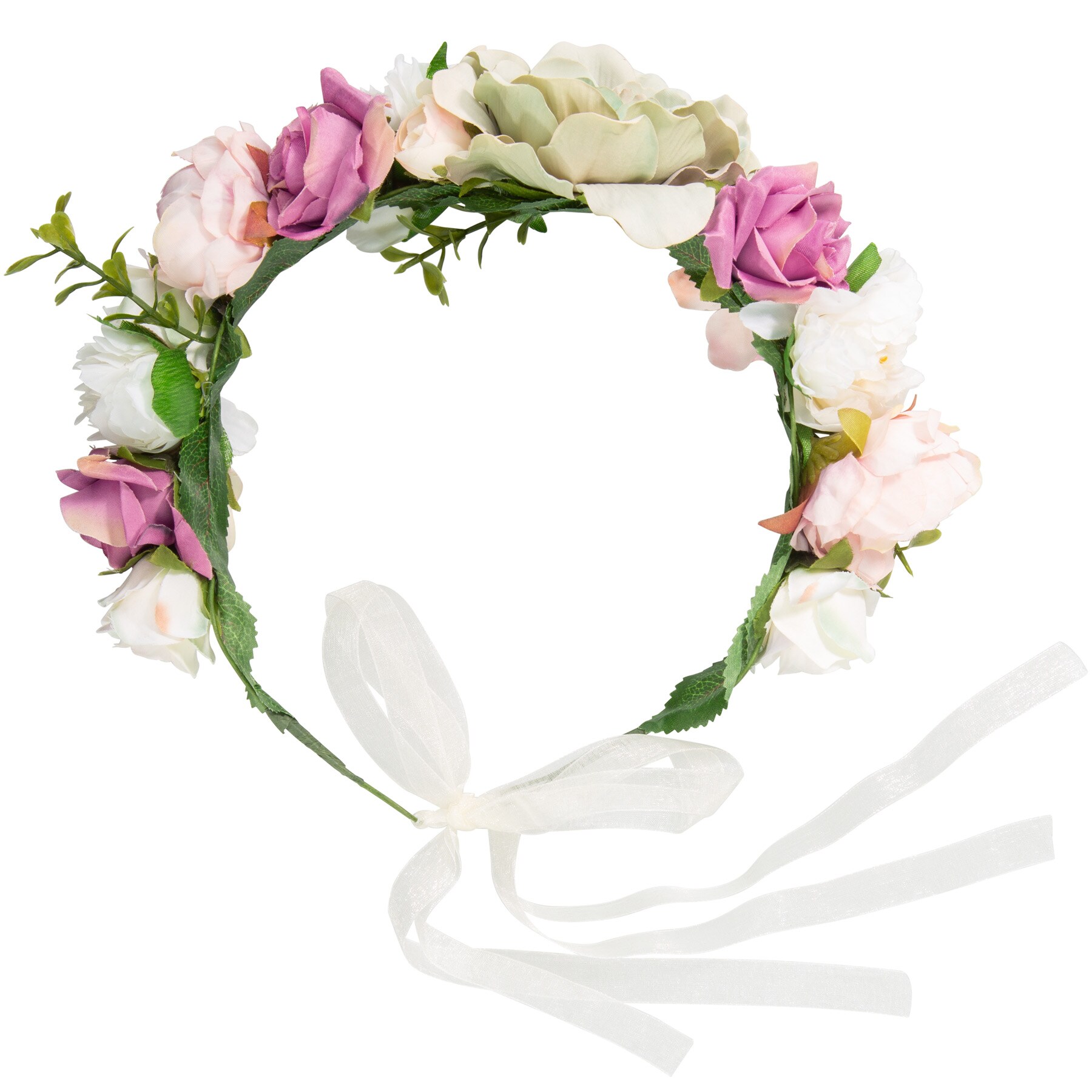 tectake® Blumenkranz Sommerwiese