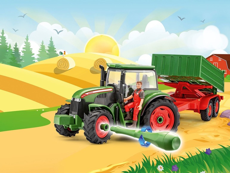 Tractor met aanhanger