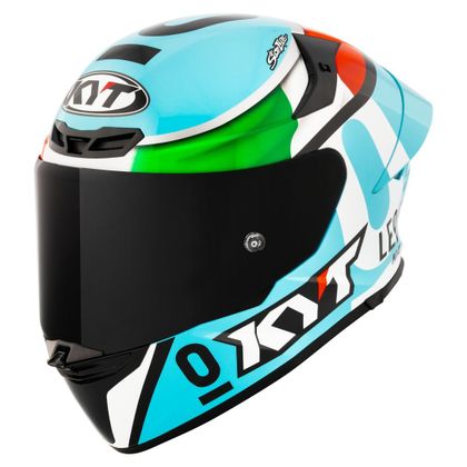 Casque KYT TT-REVO LEOPARD REPLICA TRICOLORE - Multicolore