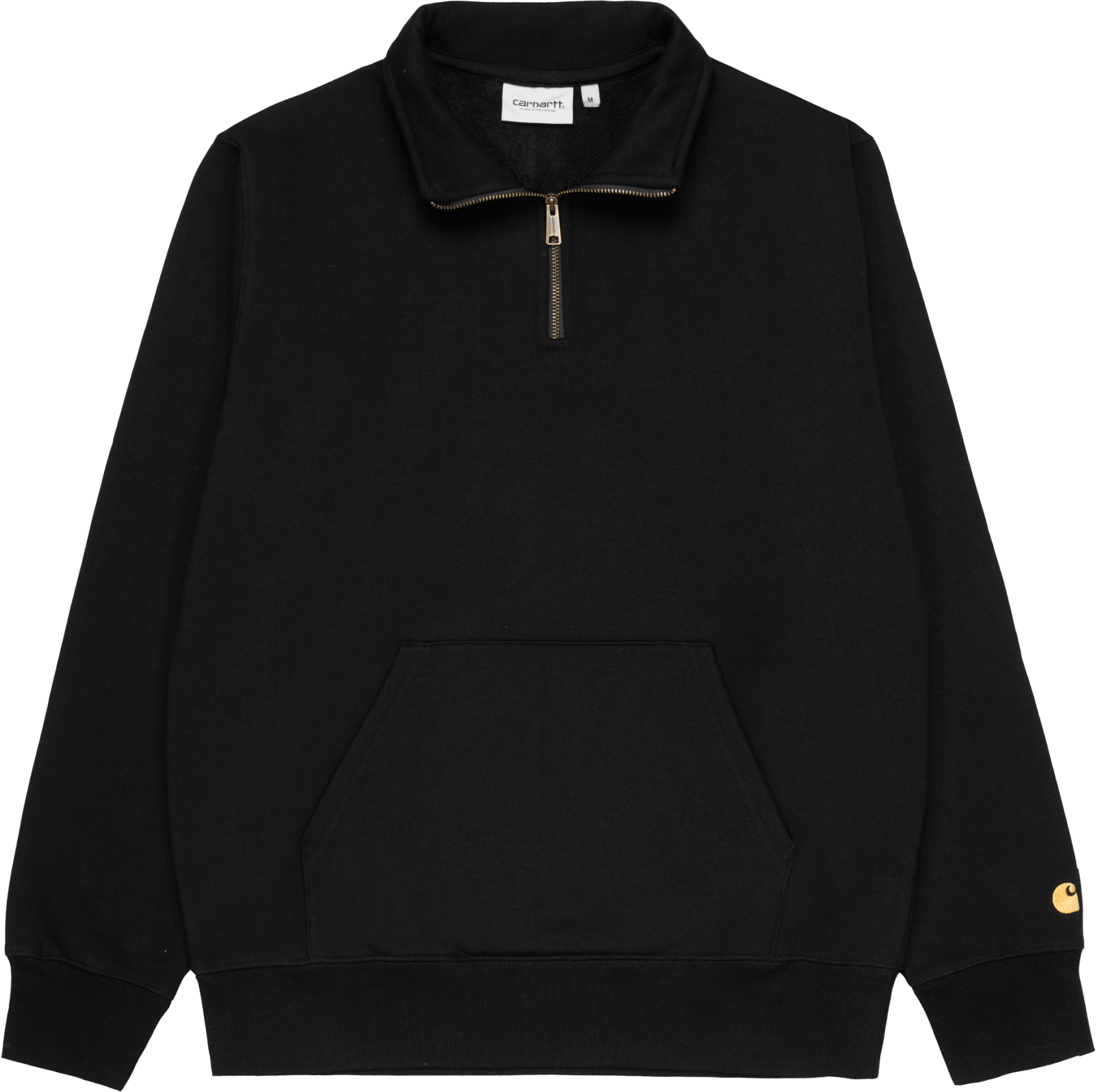 Carhartt WIP Chase Neck HalfZip Sweatshirt Schwarz
