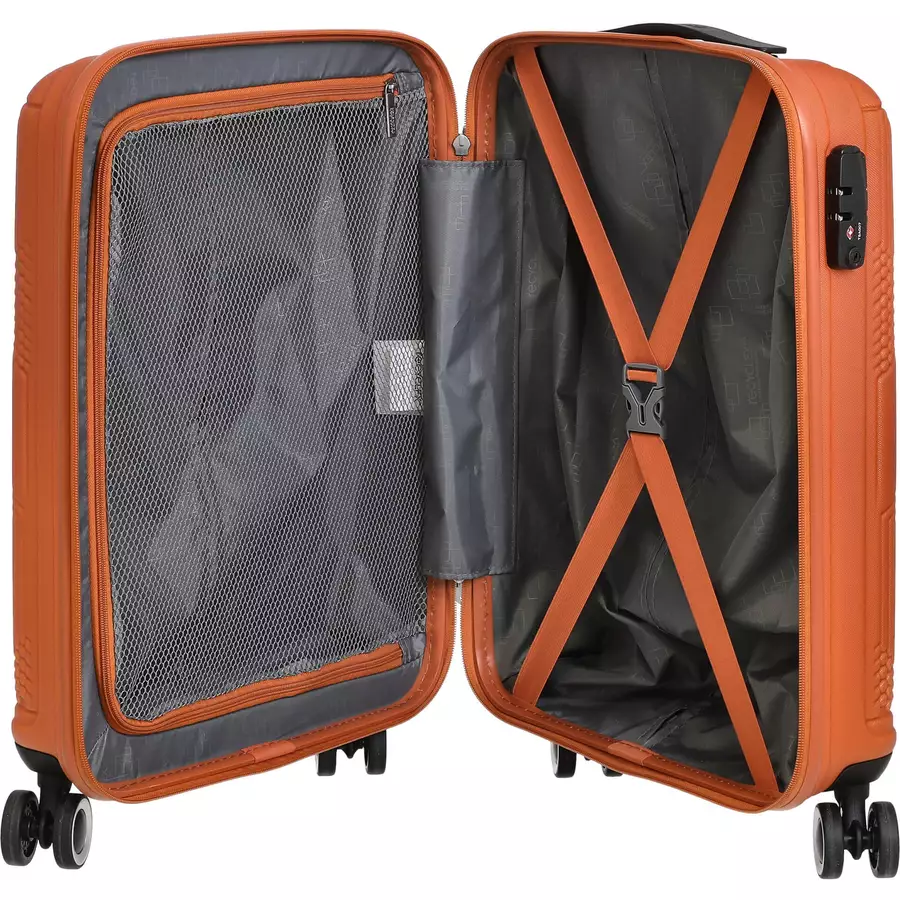 American Tourister SunChaser - 4-Rollen-Kabinentrolley 55 cm copper orange