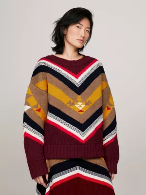 Suéter Tommy x Pendleton Valley Stripe Relaxed