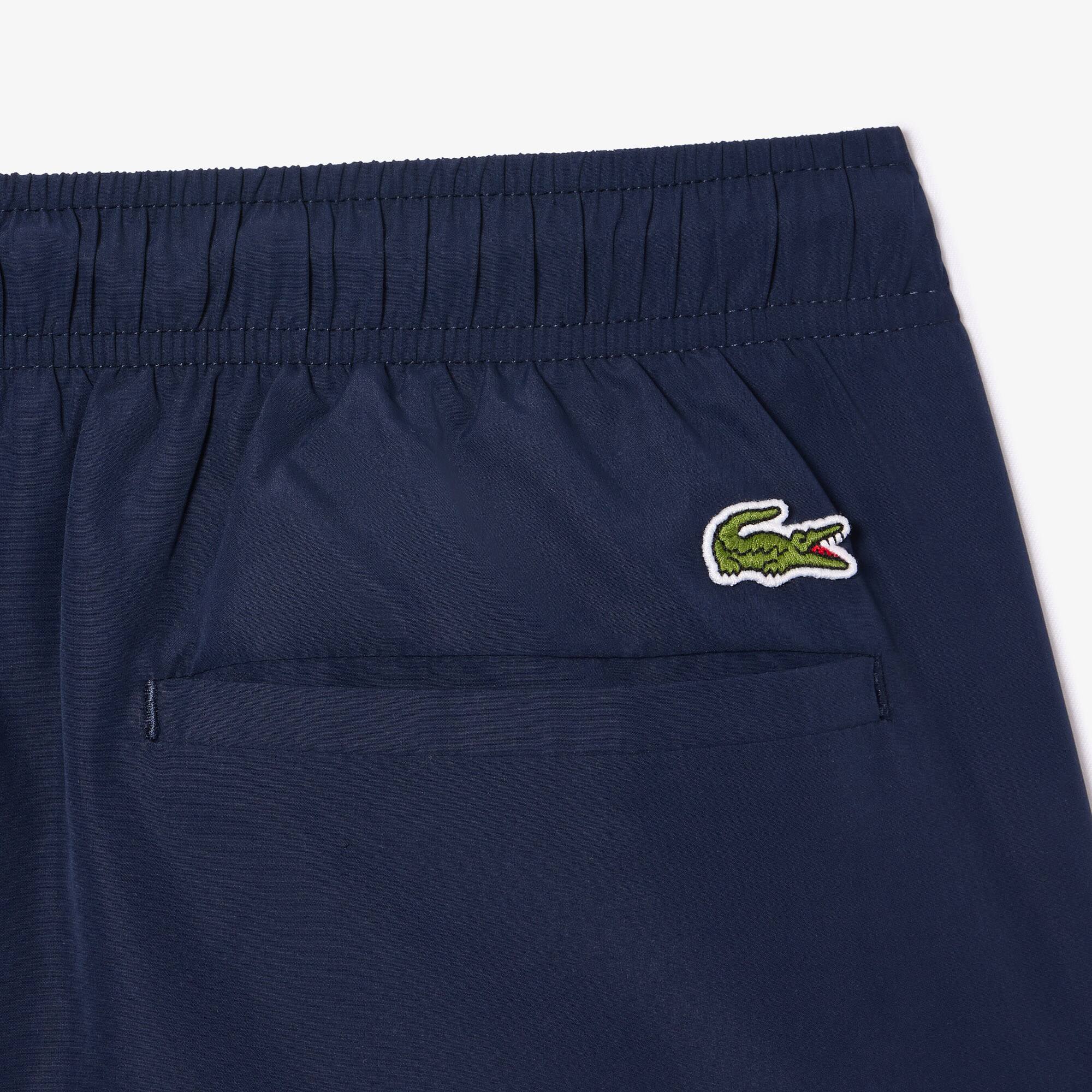 Short de bain court imprimé crocodile Maillots de bain - Bleu - Lacoste - Homme