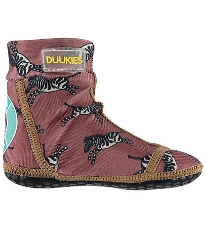 Duukies Schwimmsocken - UV50+ - Zebra Raspberry