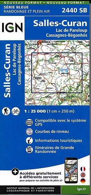 IGN - 2440 SB SALLES CURAN 1 25 000