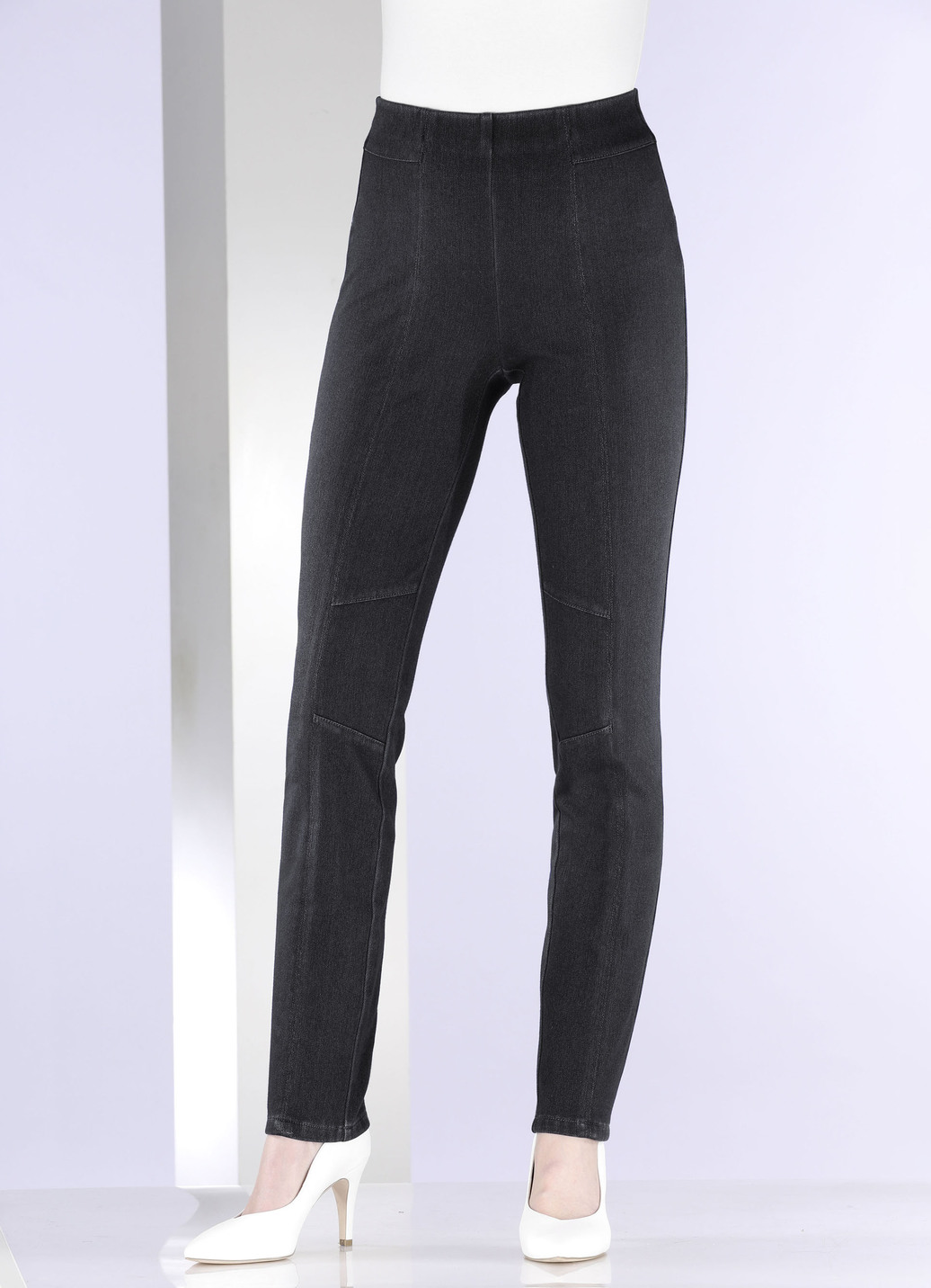 Jersey-Hose in Denim-Optik