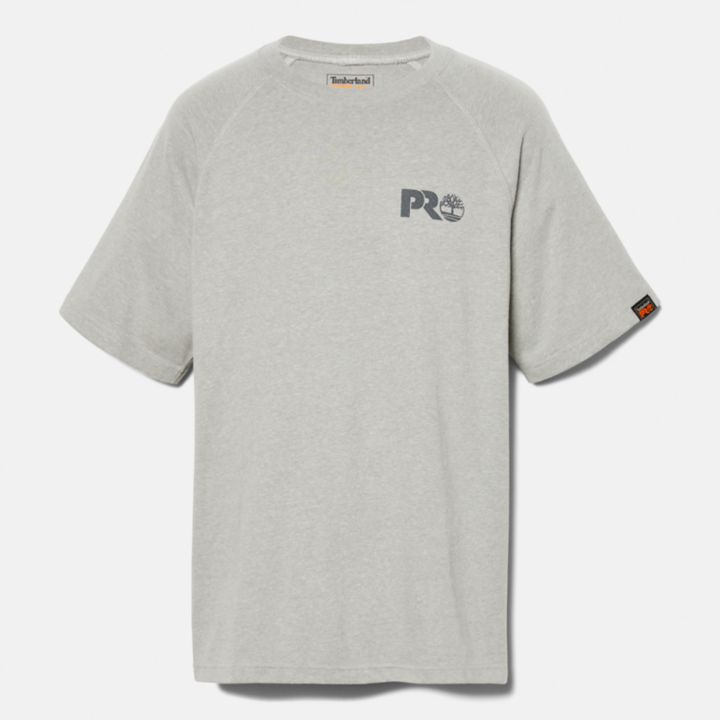 Camiseta Timberland PRO Core Reflective Logo Masculina na cor cinza