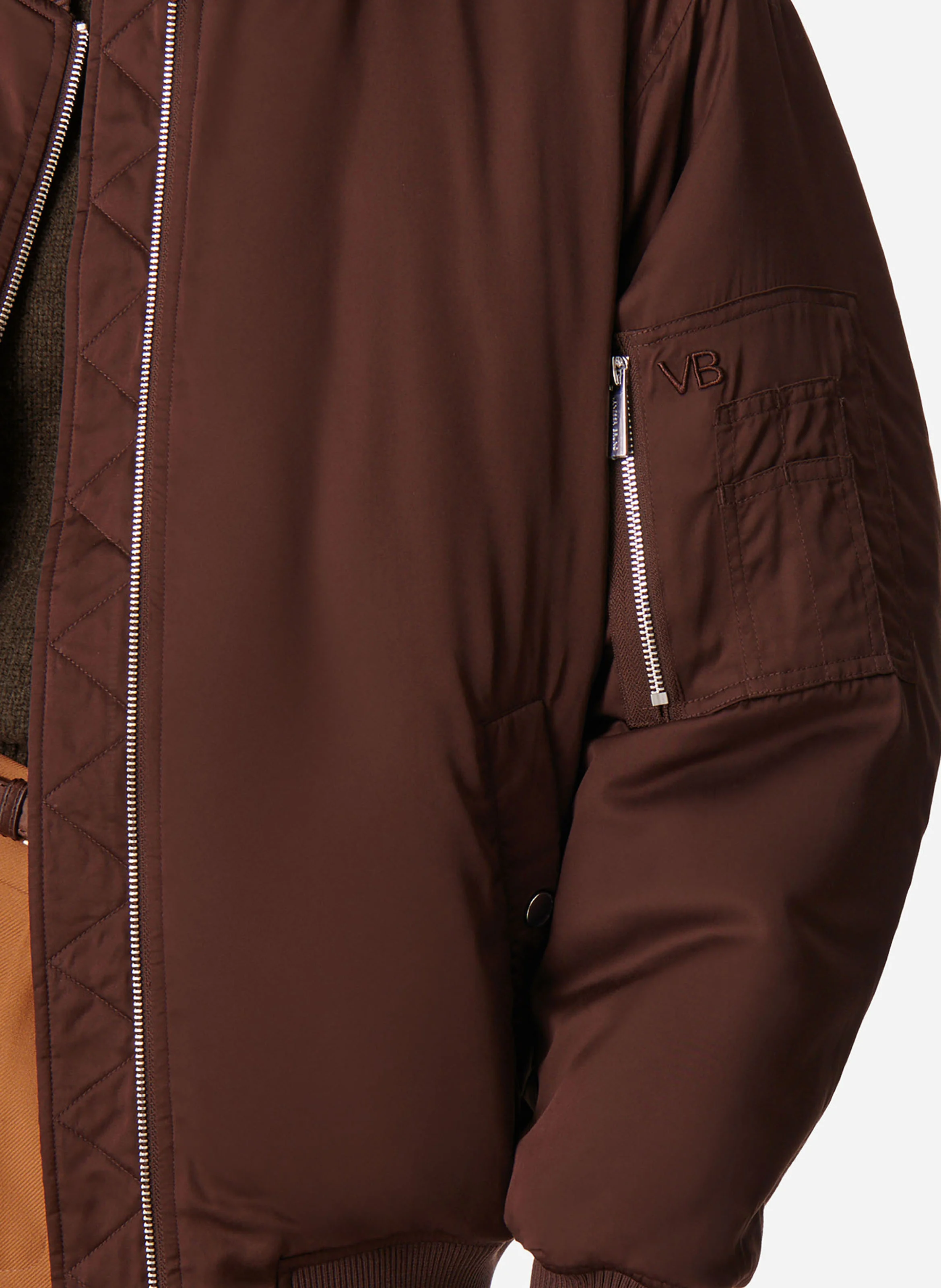 CANADA - Veste teddy oversize | Marron