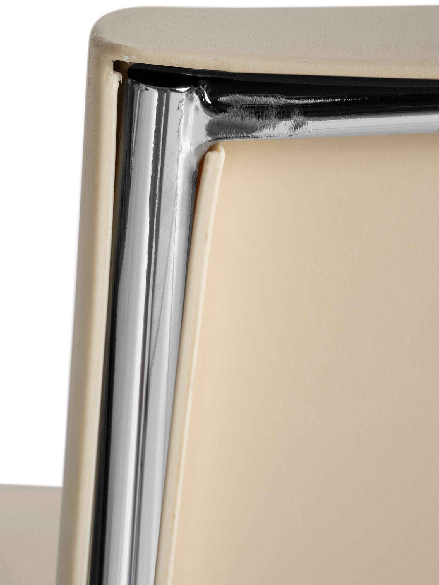 CLP 4er Set Barhocker Genua I Mit Kunststoffsitz Und Metallgestell In Chrom-Optik I Stapelbarer Bistrohocker