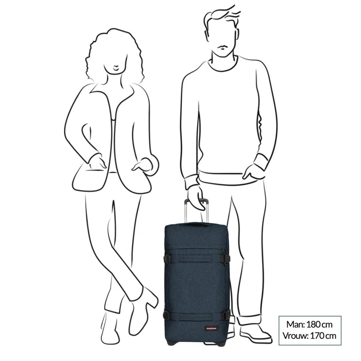 Eastpak | Transit'r M | Reistas op wielen