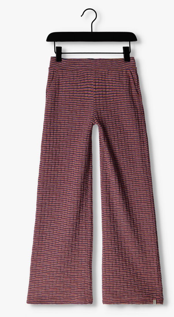 LOOXS roze looxs flared broek wide leg knit pants