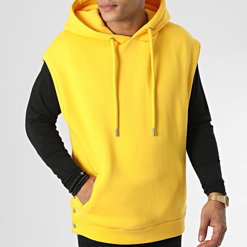 Sweat Capuche Sans Manches KL-2100 Jaune