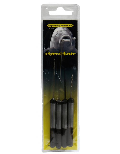 Albatros Cyprihunt Needle Kit - Visgereedschap - 10-12 cm Zwart Grijs 4 stuks Allround